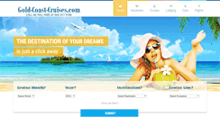 Desktop Screenshot of gold-coast-cruises.com